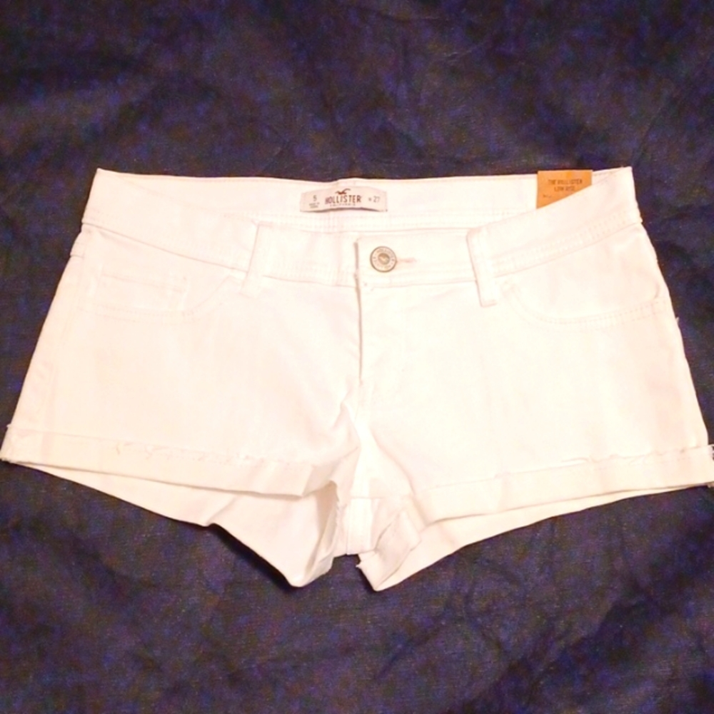 Women's Hollister low rise white jeans NWT SIZE 5/27